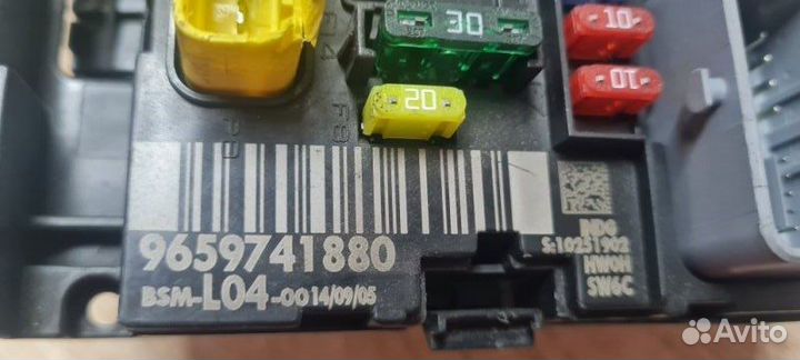 Блок BSM Peugeot 307 кабриолет RFJ 2006