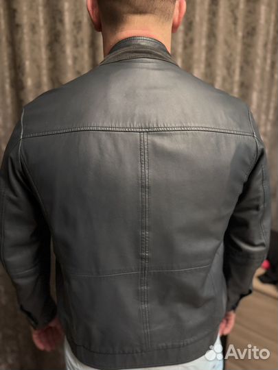 Кожаная куртка мужская