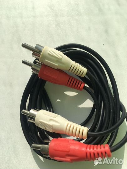 Кабель 2 RCA на 2 RCA 1 метр