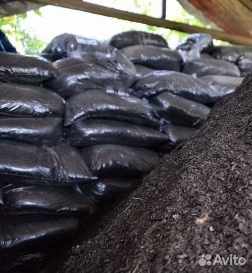 Перегной в мешках