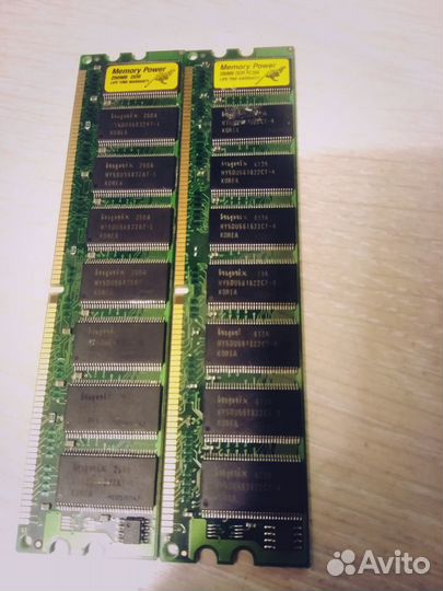 Память оперативная озу sdram PC133 и DDR PC266
