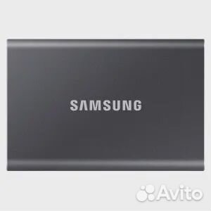 Внешний диск SSD Samsung T7, 2тб, серый