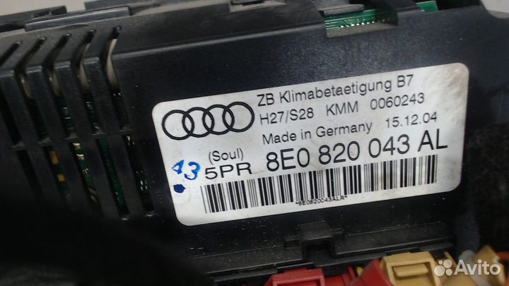 Переключатель отопителя Audi A4 (B7), 2005