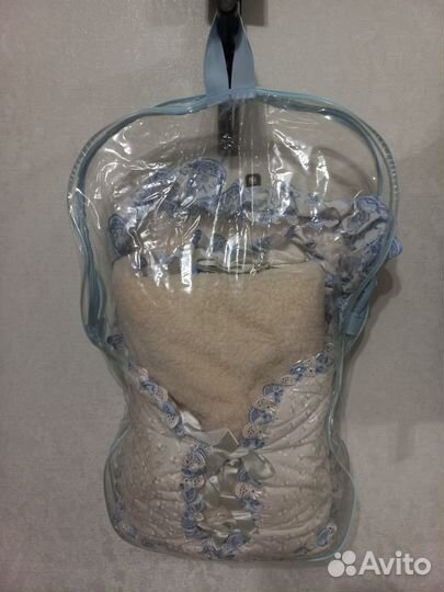 Конверт на выписку для мальчика зимний