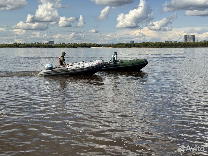 Лодка mishimo BIG floor 380 зеленая