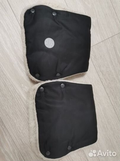 Муфта для рук на ручку коляски зимняя