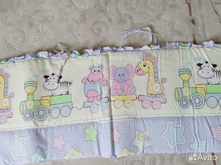 Бортики в детскую кроватку бу