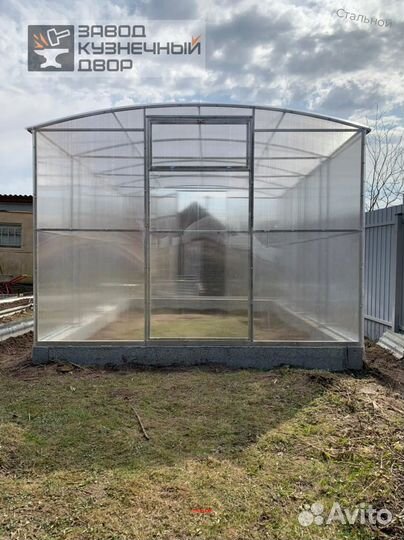 Теплица арочнаяТеплица усиленная с поликарбонатом