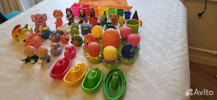 Игрушки для купания 50 штук