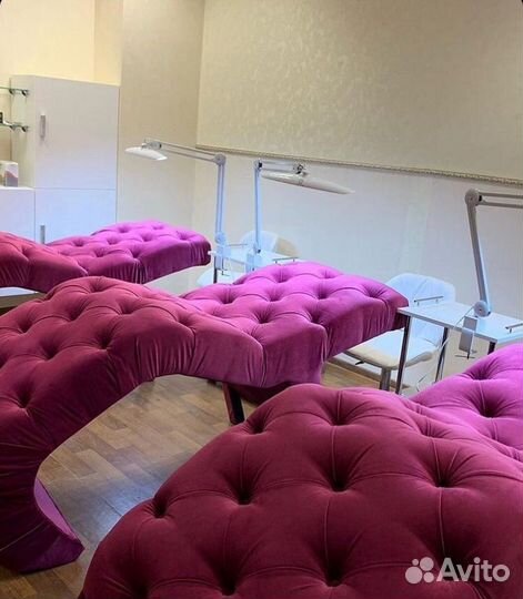 Анатомические кушетки экокожа/велюр