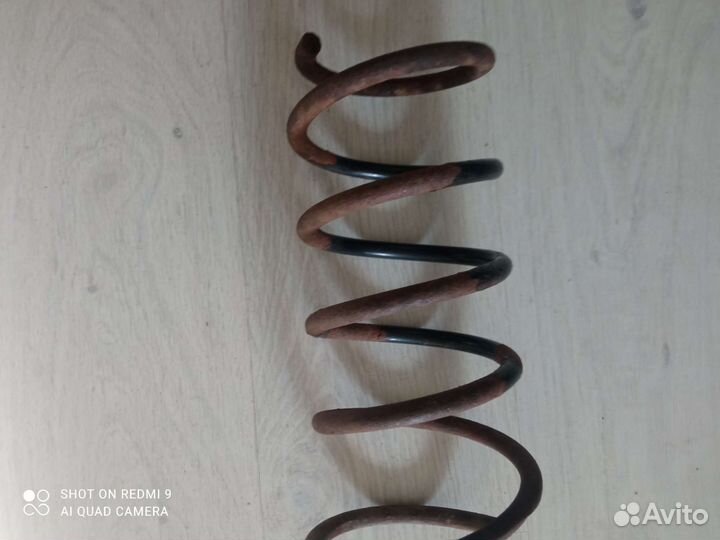 Пружина передняя на renault logan