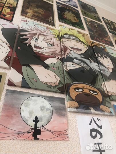 Плакат постер аниме картина модульная наруто