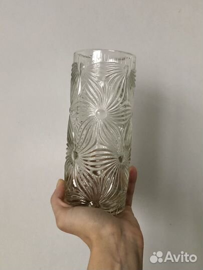 Стеклянная ваза СССР