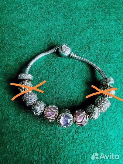 Pandora браслет с шармами