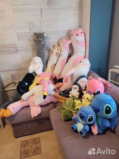 Кот Батон, гусь, стич, кот в акуле,черепаха,пикачу