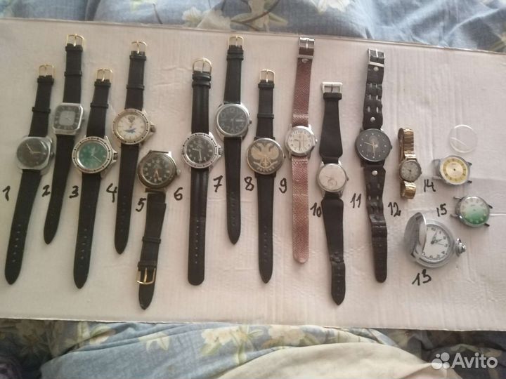 Часы механические СССР и России и зп. к ним