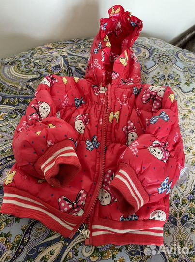 Курточка Б/у и штаны новые на флисе