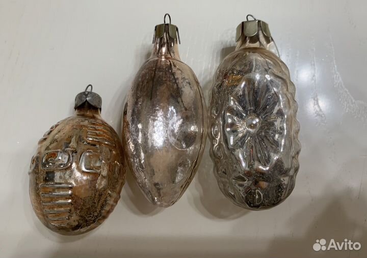 Елочные игрушки СССР ретро