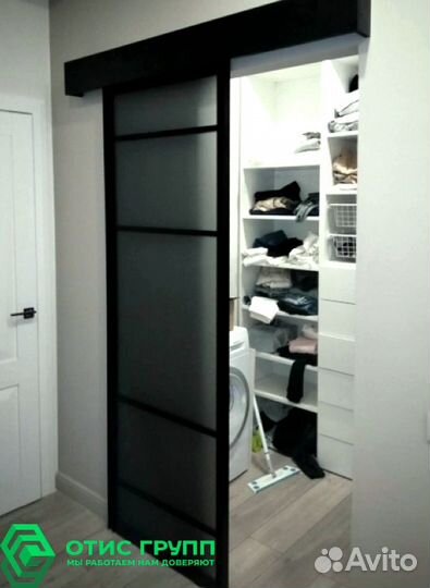 Раздвижные стеклянные перегородки