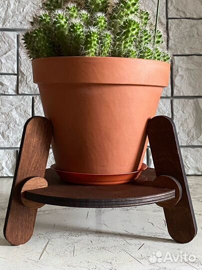 Подставка для цветов деревянная, регулируемая