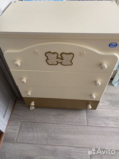 Детская кроватка с комодом pali