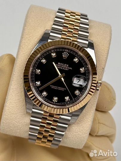 Rolex Datejust 41 mm Black Diamond Dial