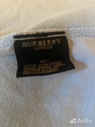 Burberry рубашка polo