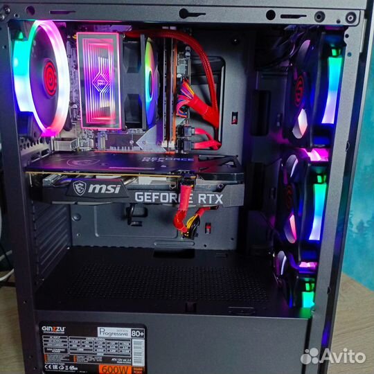 Игровой пк i7-3770/16gb/RTX 3050 8gb/SSD 128/512gb