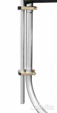 Батут alpin 4,35м с защитной сеткой и лестницей