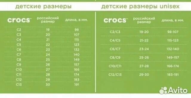 Резиновые сапоги crocs c8-9