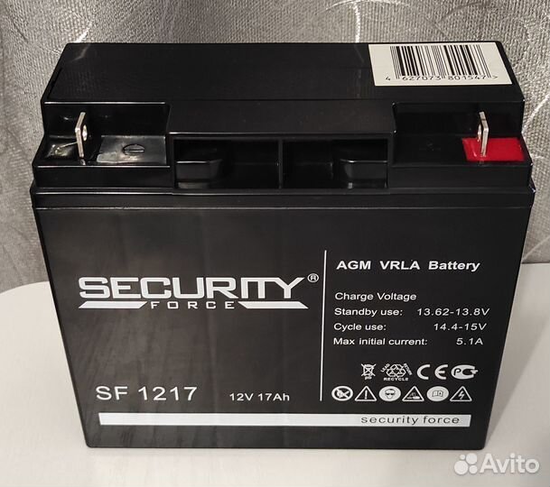 Продам новый аккумулятор Security Force SF 1217