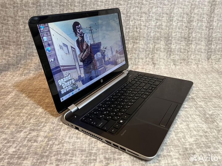 Производительный ноутбук HP / SSD