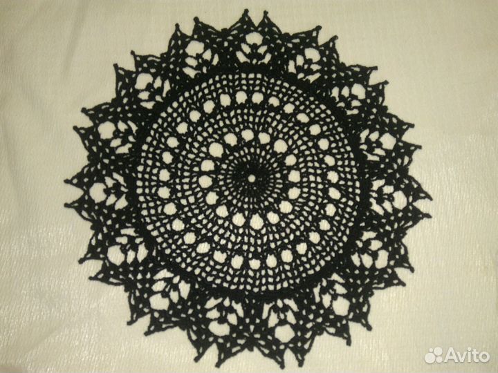 Салфетка ажурная крючком