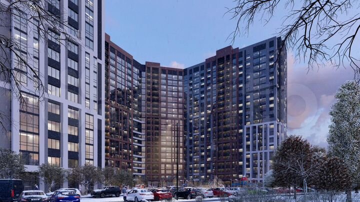 Квартира-студия, 19,9 м², 7/20 эт.