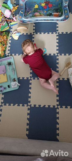 Детский коврик пазл 73 элемента