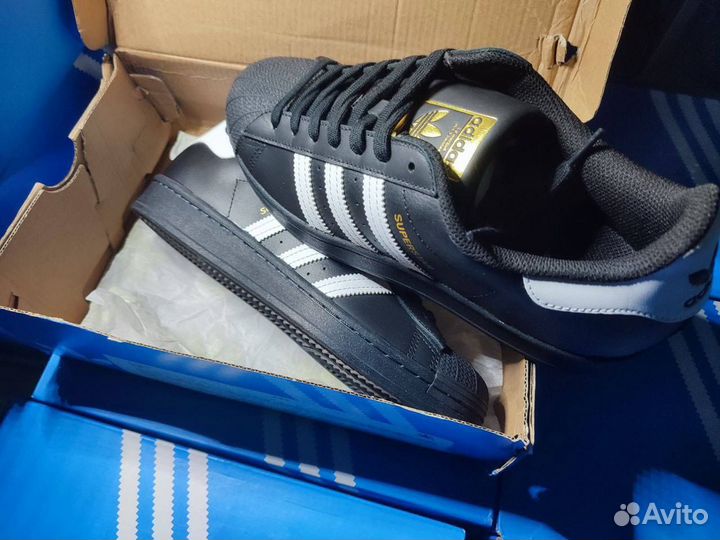 Adidas Superstar black оригинал