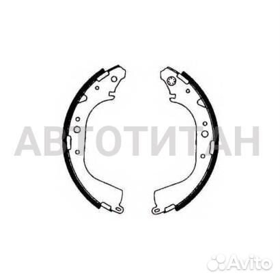 Колодки тормозные барабанные Double Force double f