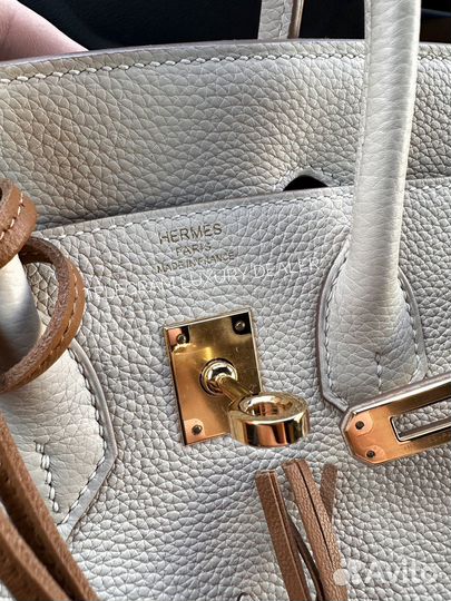 Сумка Hermes Birkin 25 Togo Craie в наличии