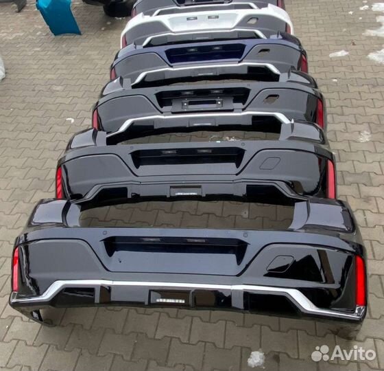 Bmw 7 G70 бампер задний в сборе м пакет