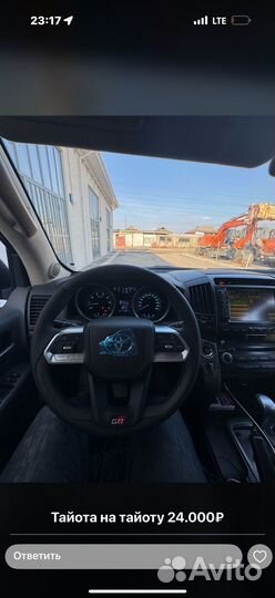 Руль на toyota land cruiser 200