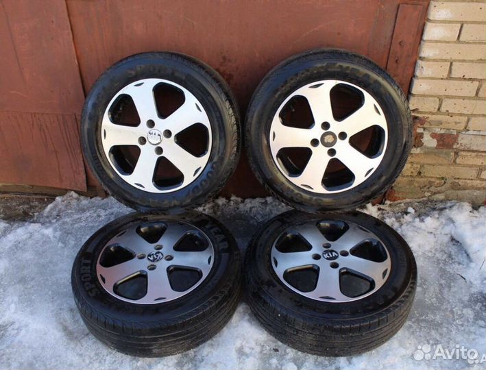 К-кт Колеса р15 185/65 4/100 лето kia solaris orig