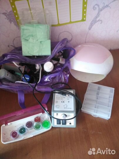 Все для наращивания ногтей набор