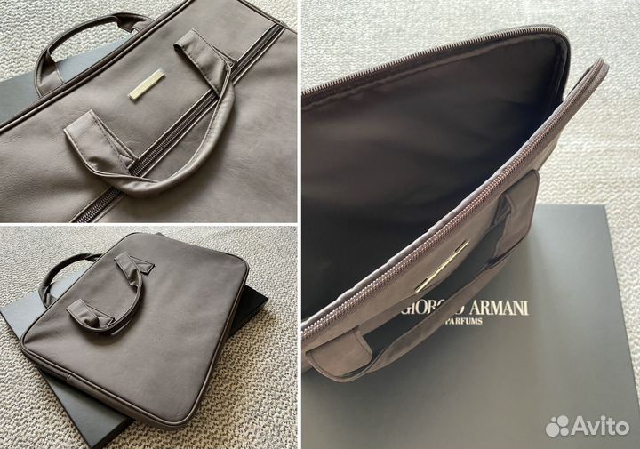 Кейс чехол для ноутбука Armani Новый 38х28 см