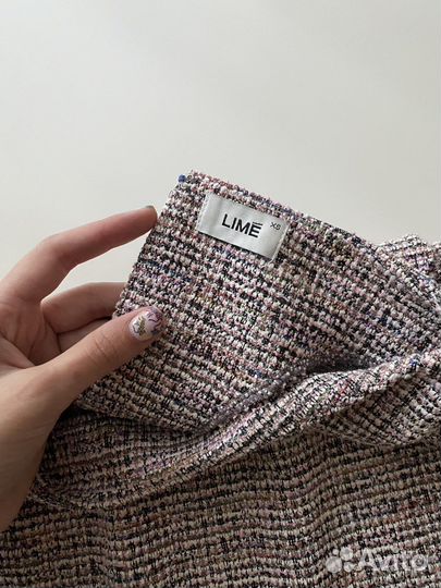 Платье из твида lime