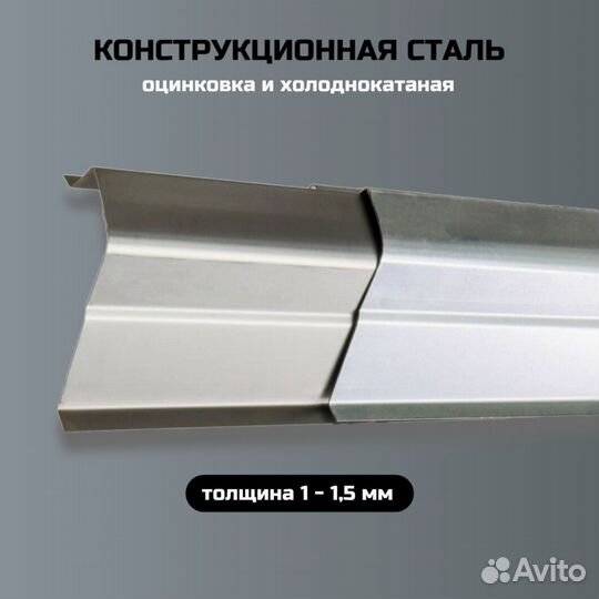 Пороги кузовные Chevrolet Aveo T200