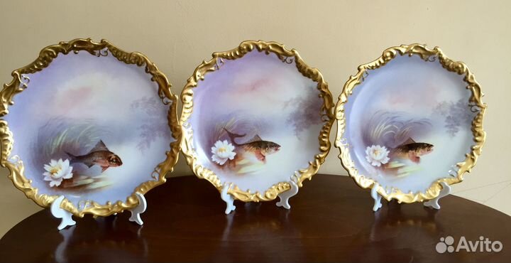 Антикварная тарелка. Цена за одну. Limoges