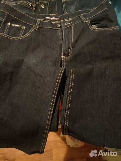 Джинсовый мужской новый костюм