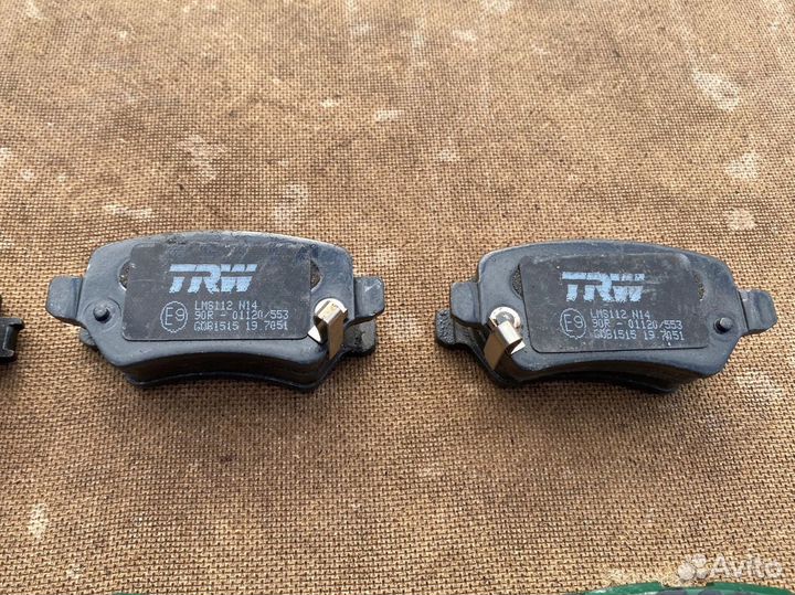 Колодки тормозные задние Opel Astra H