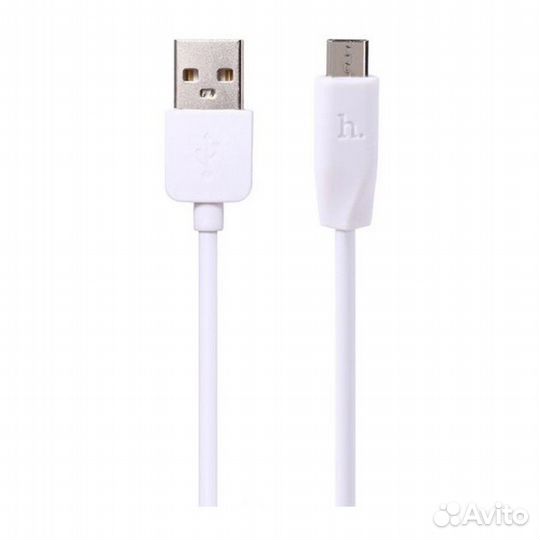 Кабель USB hoco X1 microusb, 2.1А, 1 м