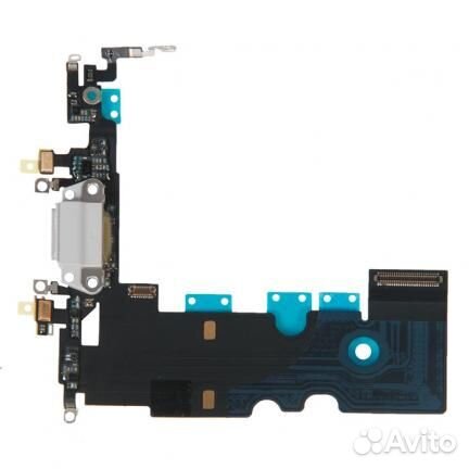 Шлейф с разъемом зарядки для iPhone 8 белый iPhone